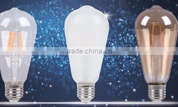 ST64 8W Vintage LED Light Bulb Antique Decorative LED Edison Bulb photo-4