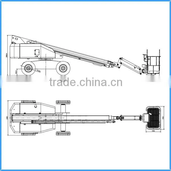 Mobile Hydraulic Telescoping Elevator Platform,self Propelled Hydraulic Work Platforms,aerial Work Platform Price for Cheap photo-2