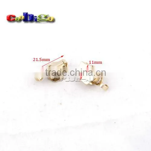 5# Auto Lock Zipper Slider Zinc Alloy Golden For Metal Zippers DIY Garment Suit Jacket Coat Bag Handbag #FLQ139-G