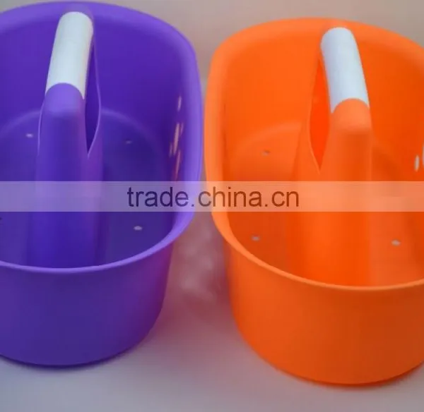 Plastic Bathroom Basket With Tote,hand Basket,hanging Basket