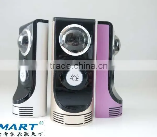 Wireless Alarm System Smart Home Wifi Door Bell Ring Camera With Photo Memory