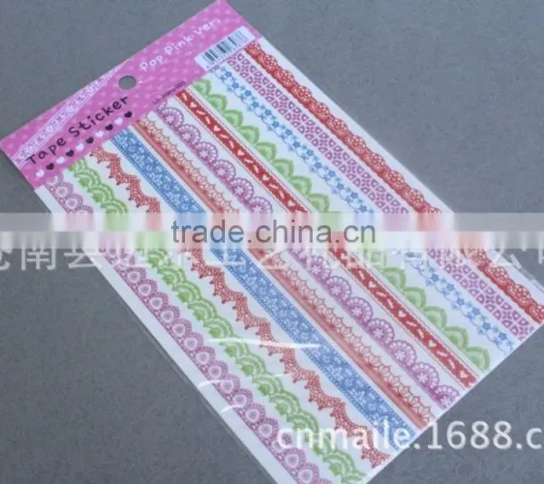 High Quality Les Decoration Self-adhesive Lace Sticker photo-6