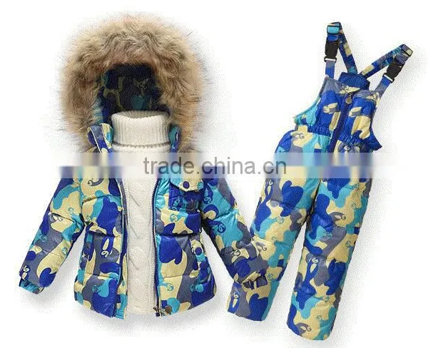 2016 Latest Model of Baby Winter Wear Down Jacket and Pant Set photo-3