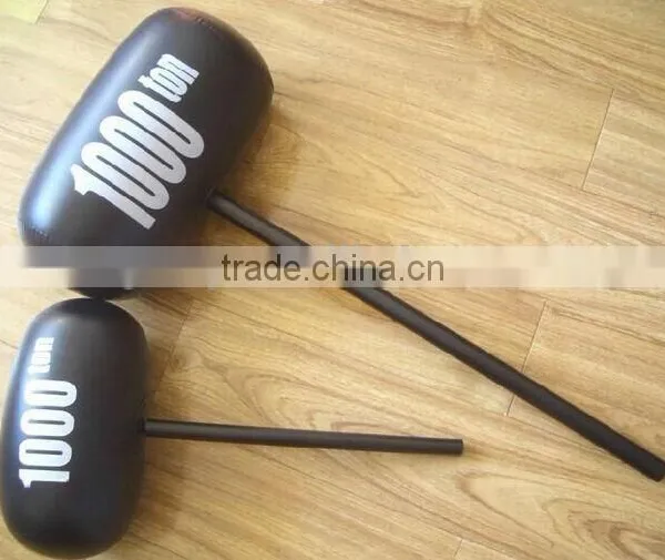 customized kid play inflatable plastic hammer toy