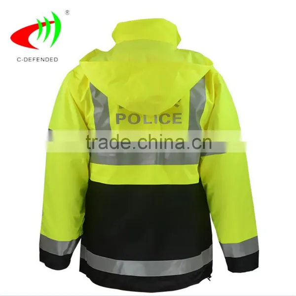 100 Polyester Police Reflective Jacket Safety Jacket