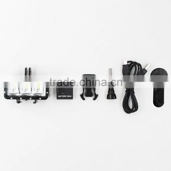 Underwater 30m Waterproof LED Video POV Flash Night Light for Go Pro Cameras photo-2