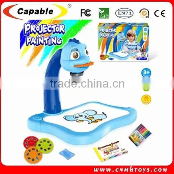 Hot New fashion Intelligent Projector Drawing Machine toys With Light
