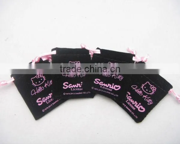 Promotional Small Hello Kitty Velvet Jewelry Pouch photo-2