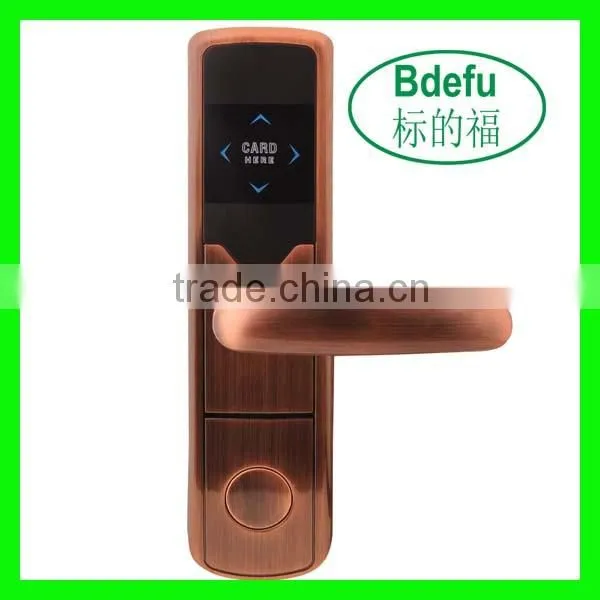 Hight Quality Low Price Slap-up Card System Door Locks//hotel Door Handle Locks