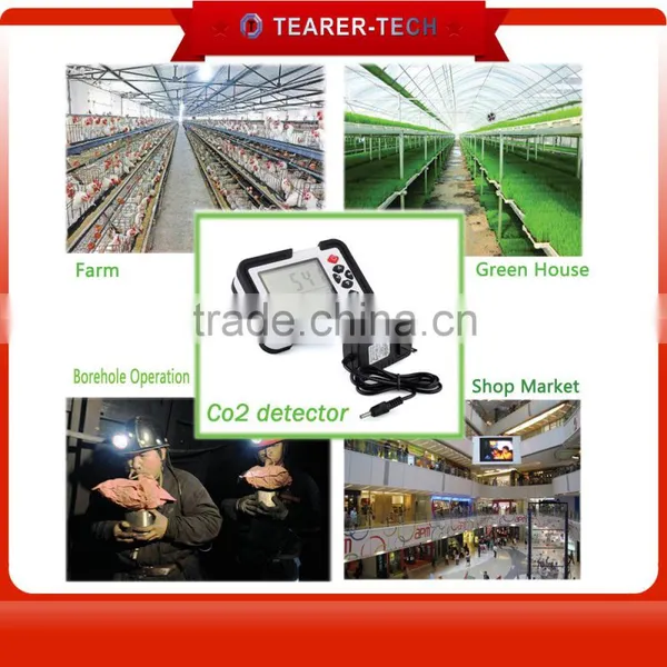 Digital CO2 Monitor CO2 Meter TL-2000 Gas Analyzer Detector 9999ppm CO2 Analyzers With Temperature and Relative Humidity Tester Quality Choice photo-2