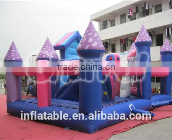 Factory Direct Sales Inflatable Obstacle Tunnel Game Funny City Fairy Tale Game photo-3