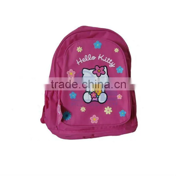 Kids school bags with hello kitty logo