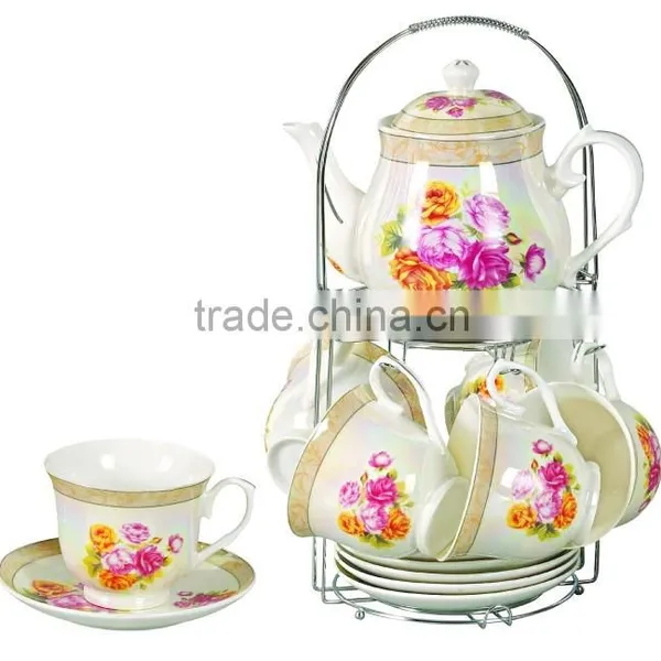 13PCS Decal Tea Set photo-4