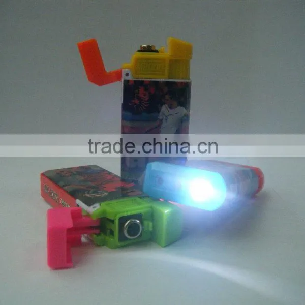Led Windproof Lighter With Color Laber photo-3