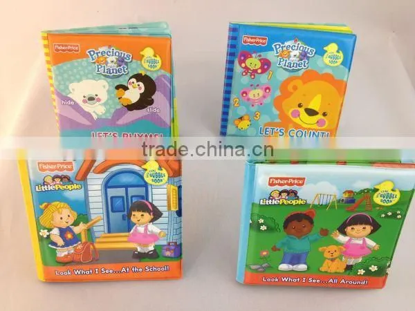 Pvc Bath Book, Baby Swim Toy, Soft Book With Whistle photo-5