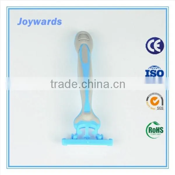 Portable Handle Changeable Triple Blade Disposable Razor photo-4