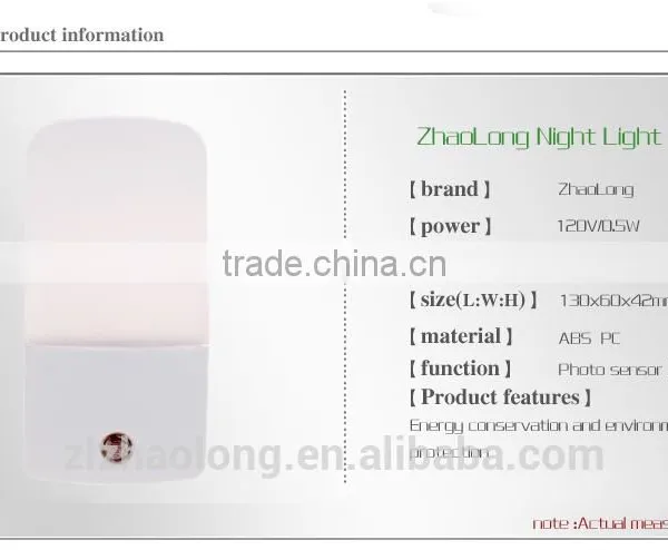 Beauty Finger LED Night Light With Photo Sensor