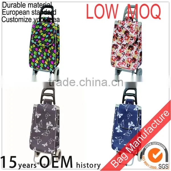 Custom Foldable Vegetable Shopping Trolley Bag With Large Capacity photo-3
