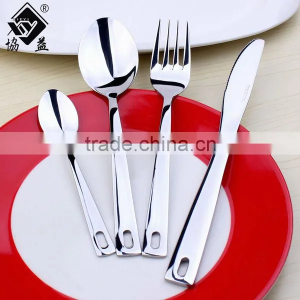 Jieyang Xieyi Factory Mirror Polish Stainless Steel Cutlery Flatware