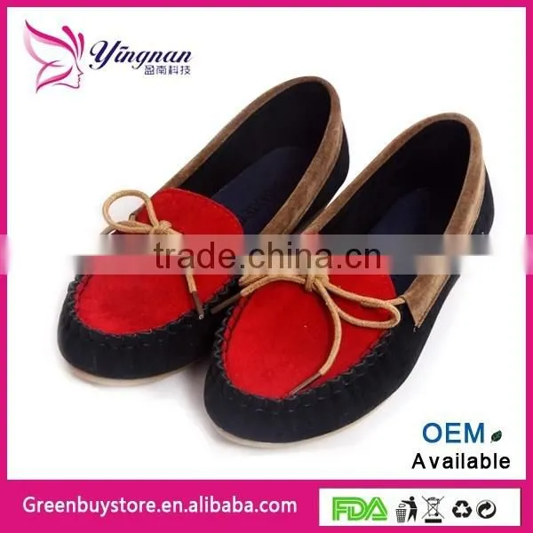2015 NEW Spring Boat Shoes Flat Heel Round Toe Loafers Sweet Flat Four Seasons Shallow Mouth Women's Shoes 3Colors photo-4