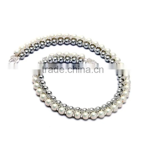 OEM/ODM Factory Direct Sale Elegant Pearl Necklace Bilayer Pearl Necklace photo-3