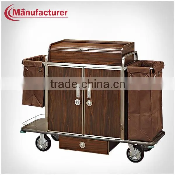 K-003movable Aircraft Cleaning Service Trolley/lockable Door Service Cart