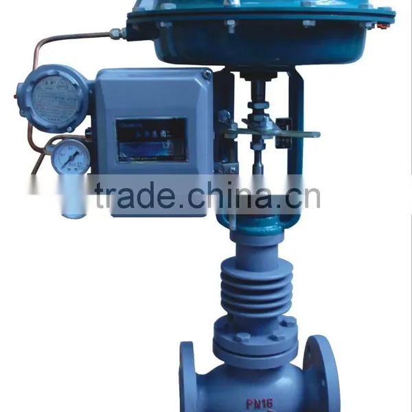 Carbon Steel Control Valve With Pneumatic Actuator and Hand Wheel photo-3
