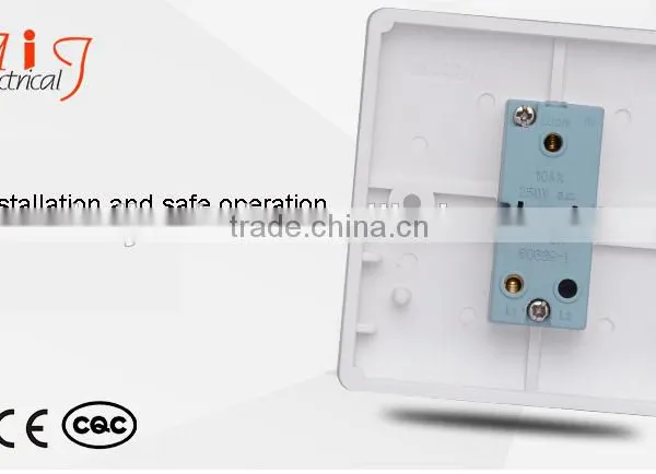 New 86 Type Home Decoration White 1 Gang 1 Way or 2 Way Types of Light Switches photo-5