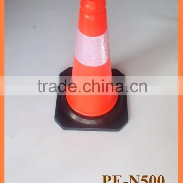 Height 500mm Road Safety Glow in the Dark Traffic Cone photo-3