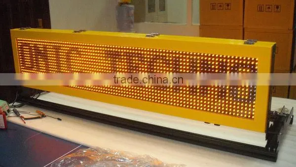 Double Side Super Brightness Vehicle Mounting Led Moving Sign photo-2