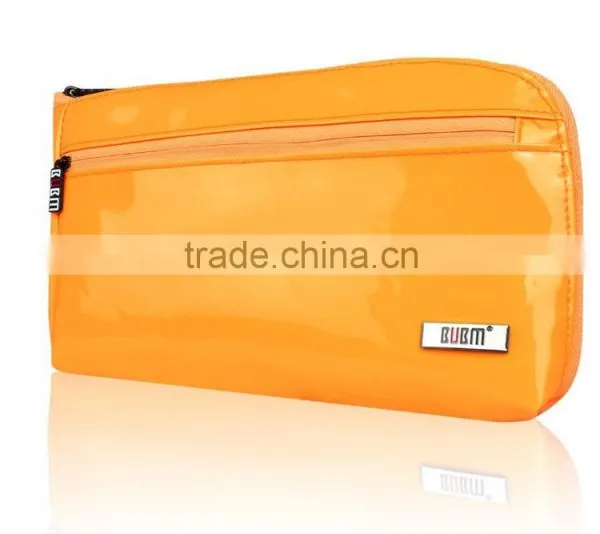 BUBM Design With Shenzhen PU Material Yellow Cosmetic Handbag For Wholesale photo-4