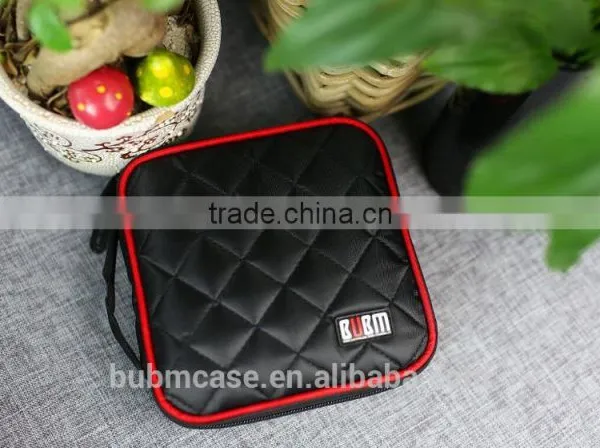 Black 32 Capacity 230D Space Twill PVC Fabric DVD Case CD Holder Personalized cd Case Multi Disc Dvd Cases photo-6