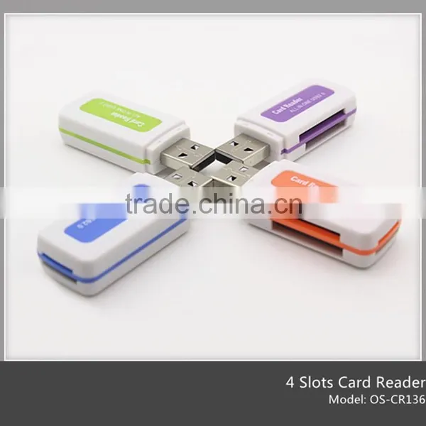 Colorful Wholesale Card Reader Custom 4 Ports Card Reader(OS-CR135) photo-3