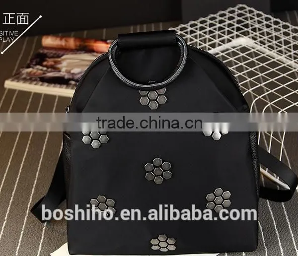 2016 Fashion Trendy Leather Girls Women New Desigh Backpack School Bag photo-2