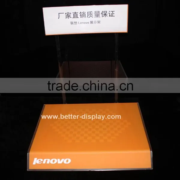Adjustable Clear Acrylic Computer Monitor Stand photo-3