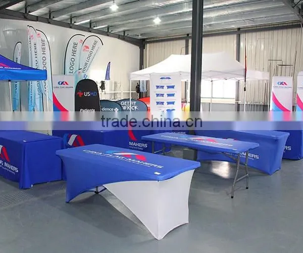 Custom Logo Table Covers , Custom Printed Event Display Table Cloth photo-5