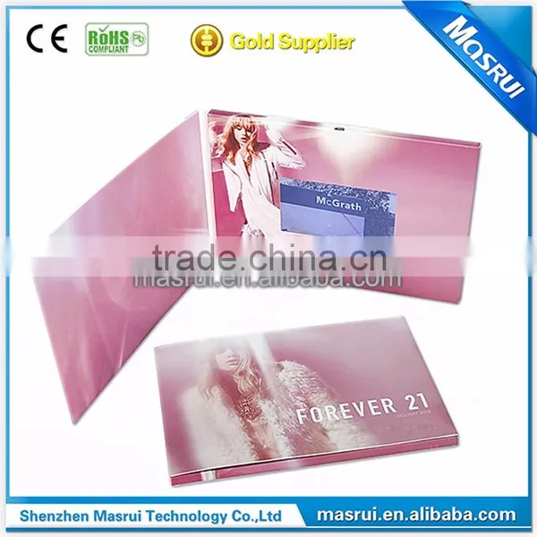 2016 Wedding Decoration 4.3 Inch LCD Invitation Card as Gift photo-3