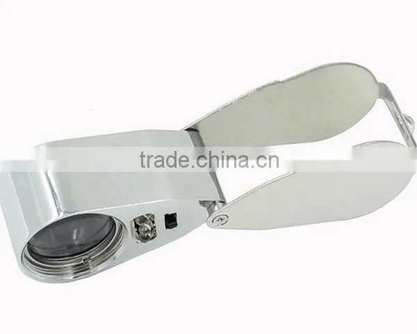 High Quality 40x Foldable Jewellery Illuminating Magnifier photo-4