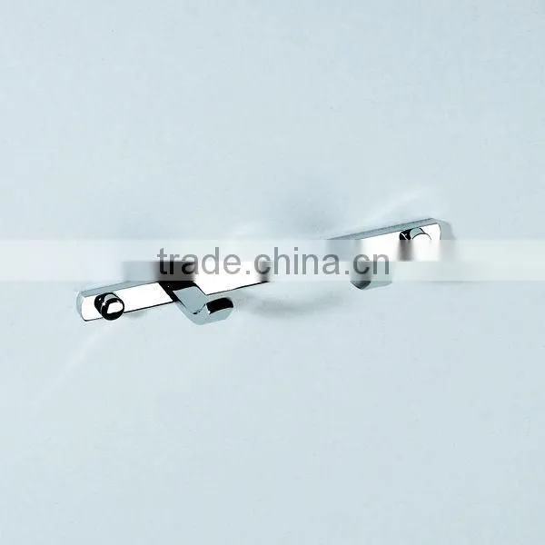 Brass double robe hooks