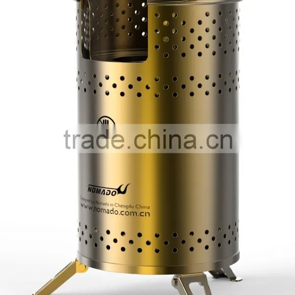 Power Bank Usb Fanned Blower Stove Camping Stove,portable Biomass Pellet Fuel Stove,CE, ROHS Approval