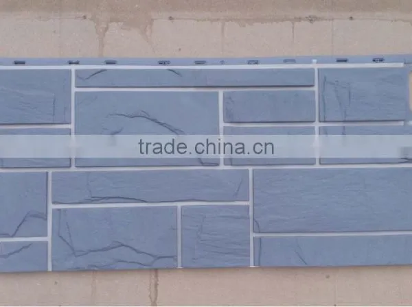 Random Rock Siding Brick Wall Panel Plastic Wall Panel photo-4