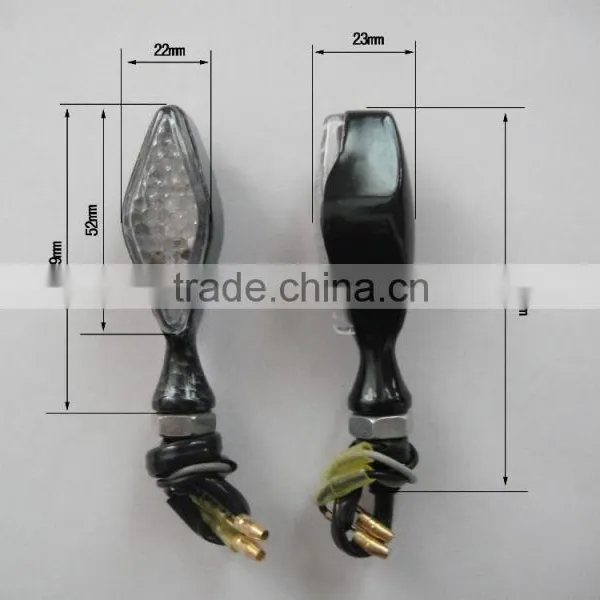 Universal E-mark LED Motorcycle Indicators Blinker Flashers Aluminum Turn Signal Light photo-3