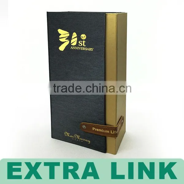 China Supplier Customized Logo Wine Use Faux Leather Gift Boxes photo-5