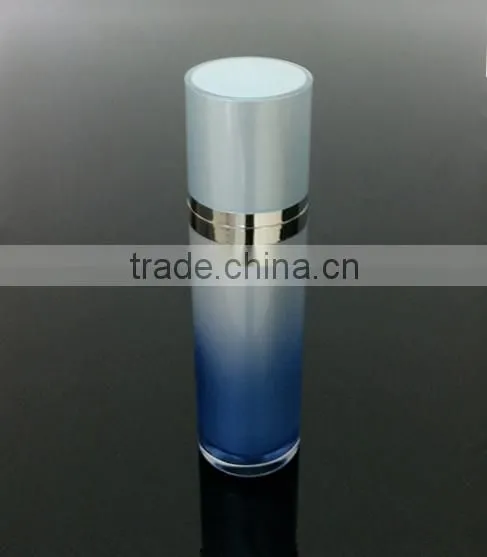 Round Shape Acrylic Lotion Bottle Cosmetic Packaging Plastic Liquid Bottle for Personal Care