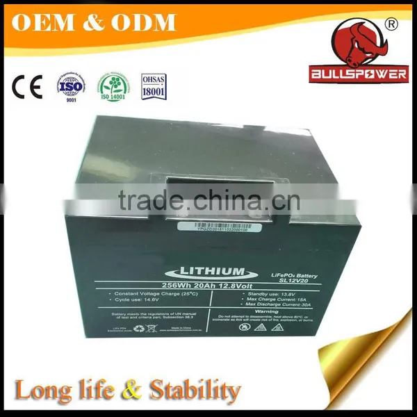 Excellent Performance Electric Golf Trolley Flat Lithium Polymer Battery 12v 22ah