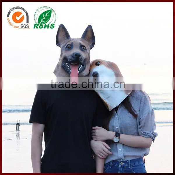 2016 Hot Selling Cheap Diy White Party Wolf Dog Head Mask photo-2