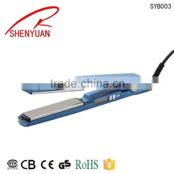 Low Price Ceramic Coating New Design Hair Straightener LED Temperature Display Hair Crimper Ptc OEM/ODM for Salon photo-2