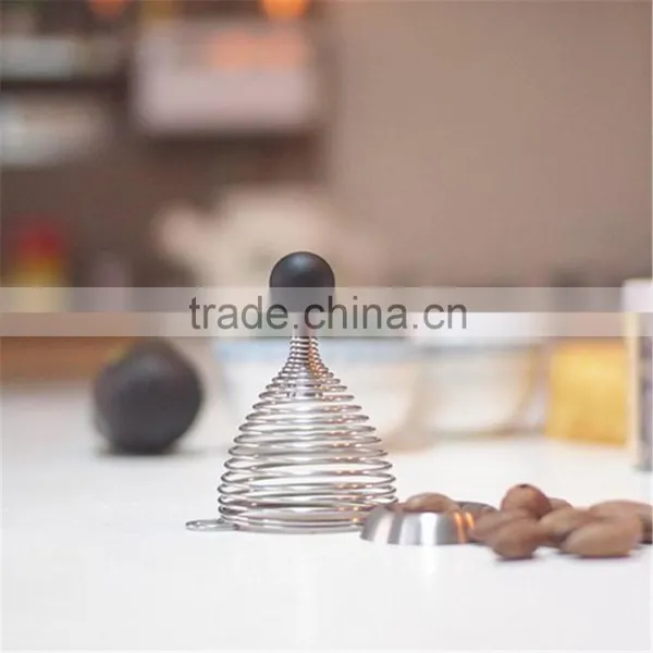 Good Quality Price Kitchen Tools Stainless Steel Spring Manual Nut Cracker photo-4
