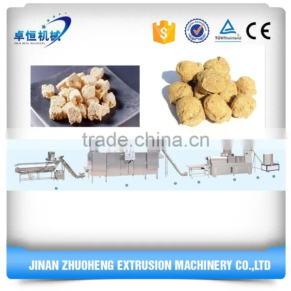 Twin Screw Automatic Textured Vegetable Soy Protein Mince Machine photo-2