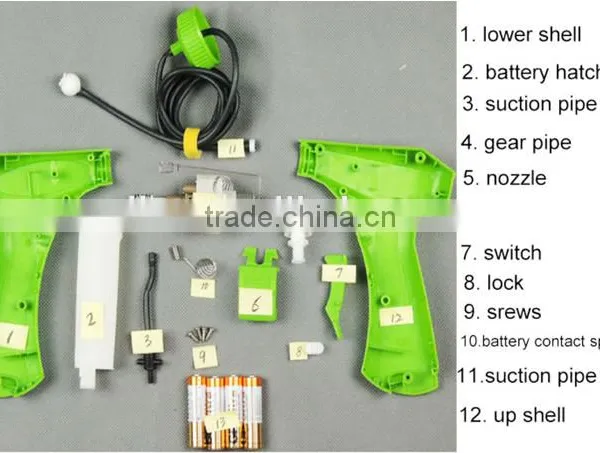 ILOT 4*1.5A Battery Motorized Trigger Sprayer With 1000ml Bottle for Detergent, Wax, Cleaner photo-4